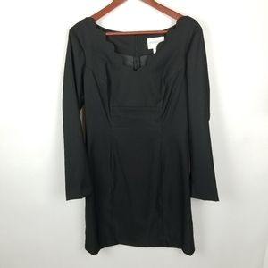 Hugo Buscati Black Long Sleeved Scallop Dress 12